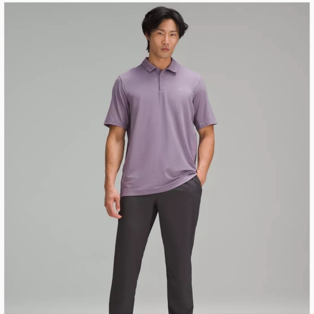 Lululemon Snap Front Performance Short Sleeve Polo